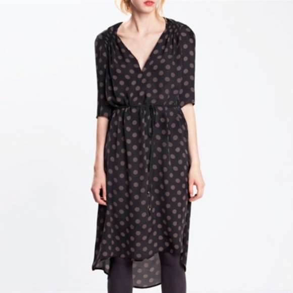 ulla johnson polka dot dress